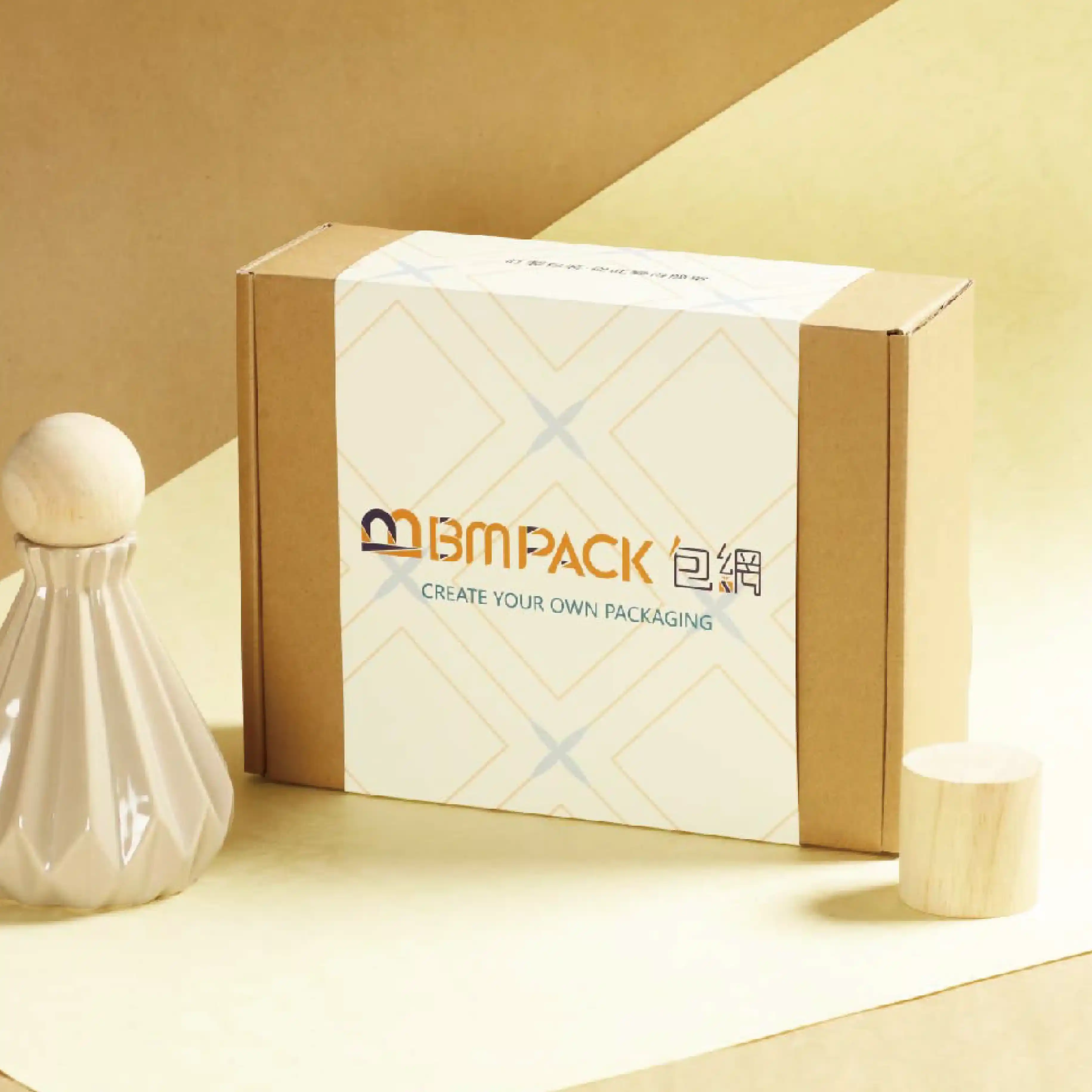 Kraft Mailer Box with Cardboard Wrap