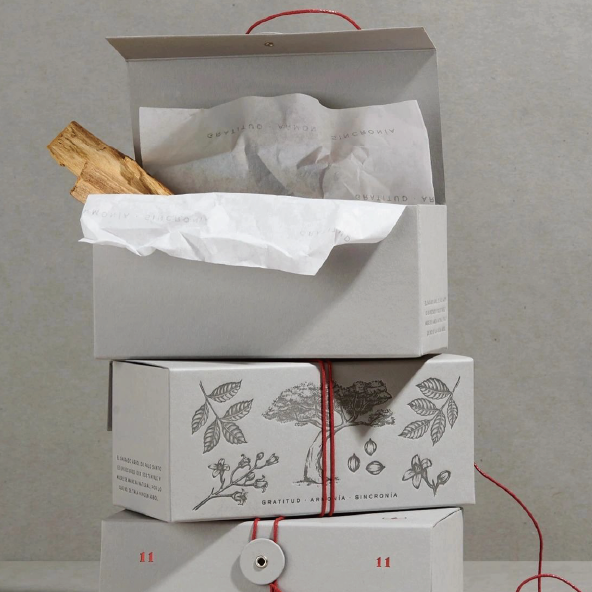 Eco-friendly Branded Wellness Fragrance Packaging Design - Palo Santo