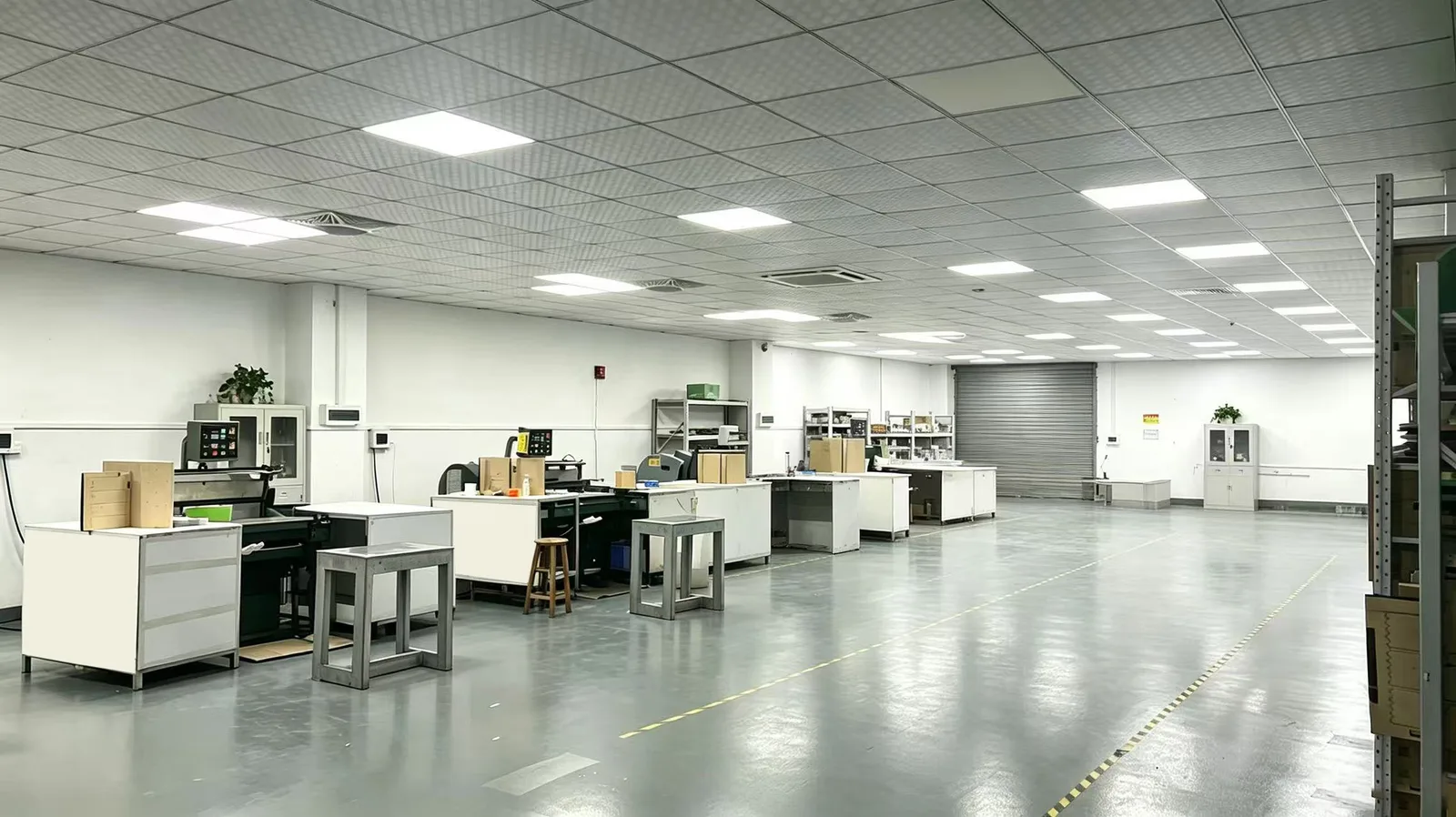 自家廠房・樣辦及加工工作區