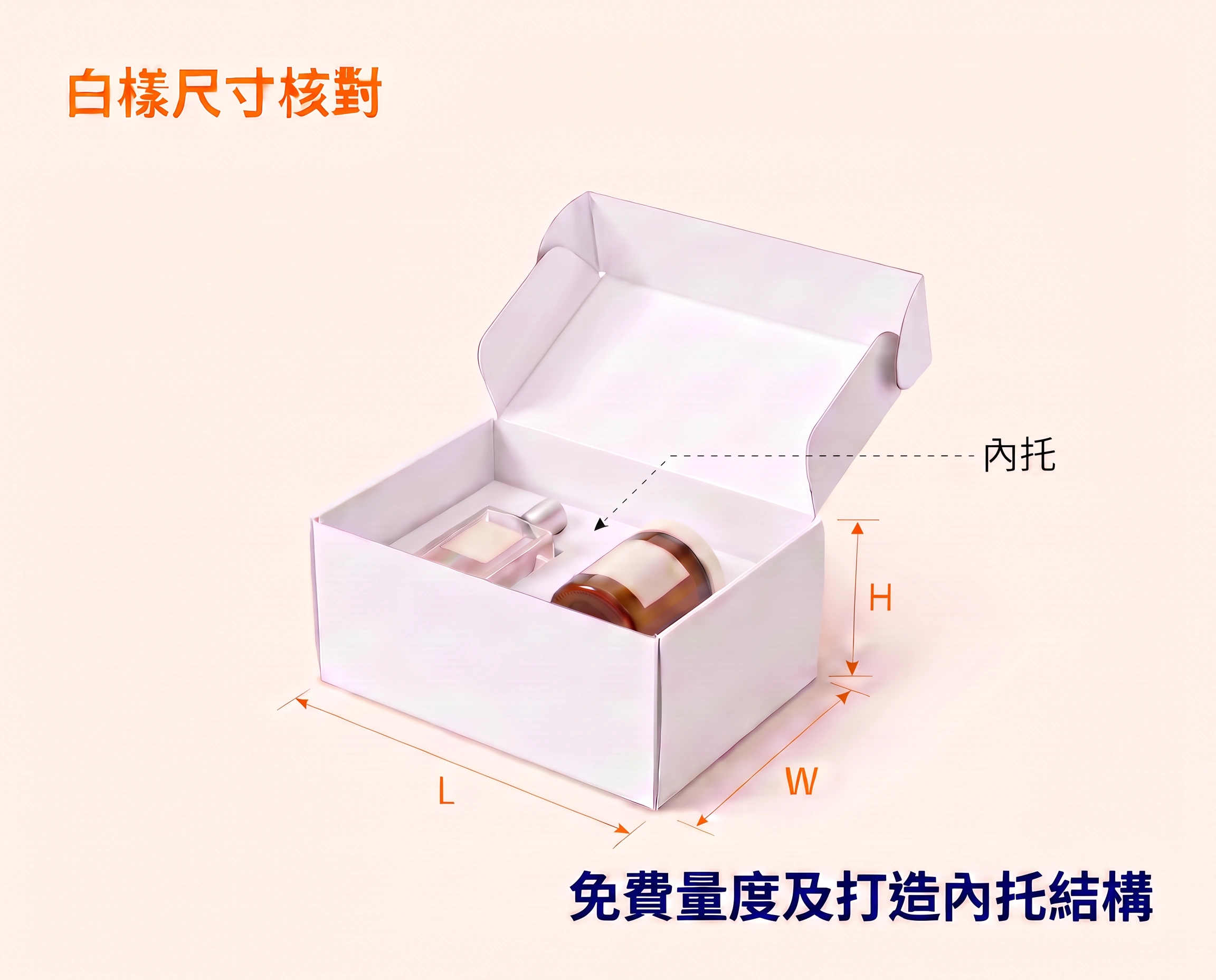 白樣尺寸核對 / L×W×H